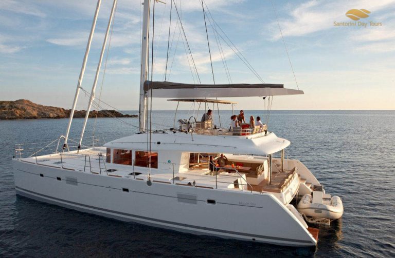 Santorini Private Boat Tour with Luxury Catamaran