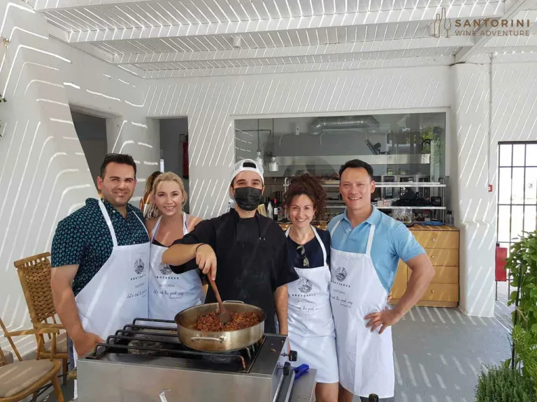 Private Tour: Santorini Cooking Class and Wine Tour