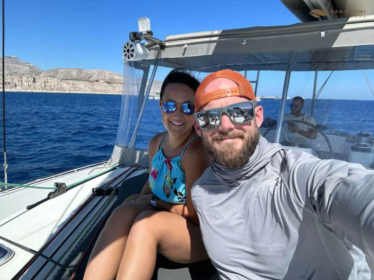Santorini Boat Tour: Luxury Morning Cruise from Ammoudi Pier