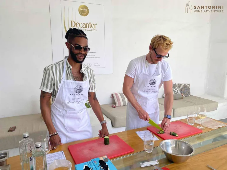 Private Tour: Santorini Cooking Class and Wine Tour
