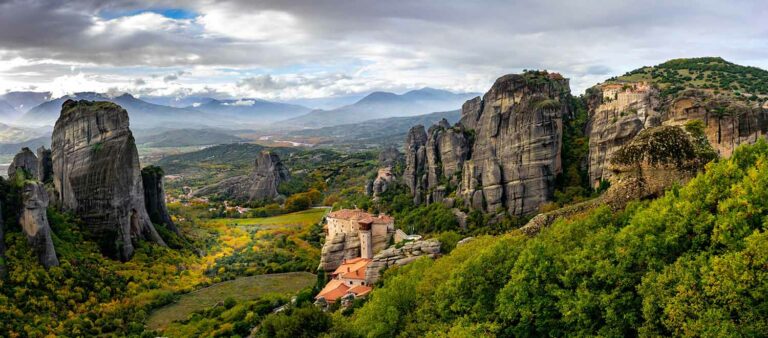 Athens to Meteora Helicopter Flight