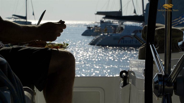 Santorini Private Boat Tour with Luxury Catamaran