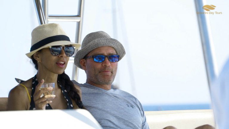 Santorini Private Boat Tour with Luxury Catamaran