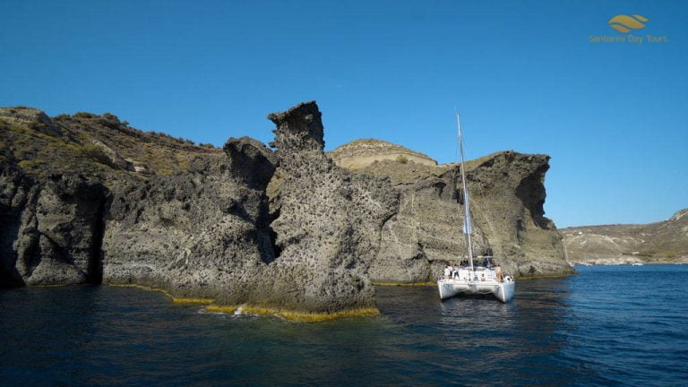 Santorini Private Boat Tour with Luxury Catamaran
