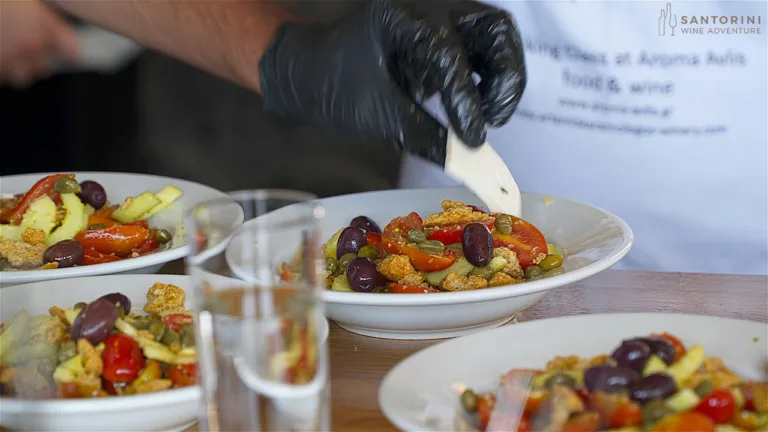 Private Tour: Santorini Cooking Class and Wine Tour
