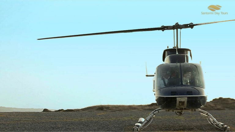 Crete to Mykonos Helicopter Flight