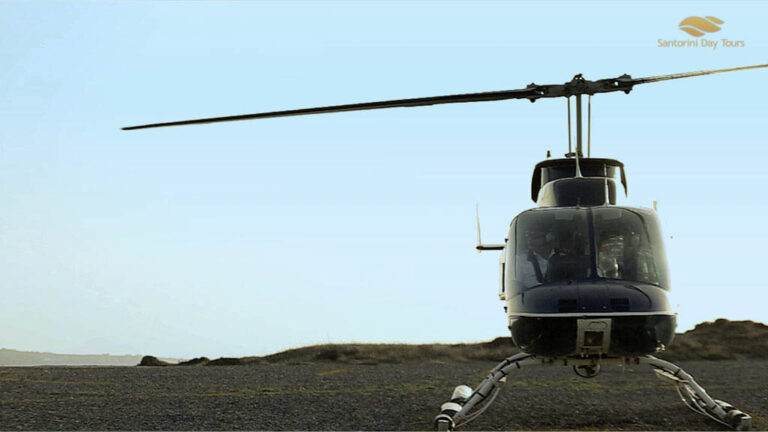 Santorini to Chania Helicopter Flight