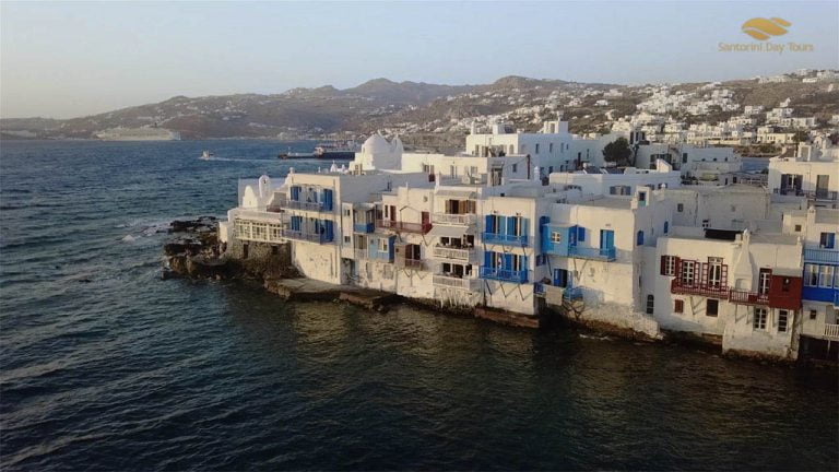 Folegandros to Mykonos Helicopter Flight