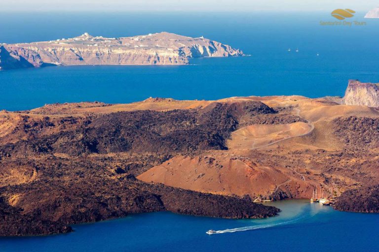 Folegandros to Santorini Helicopter Flight