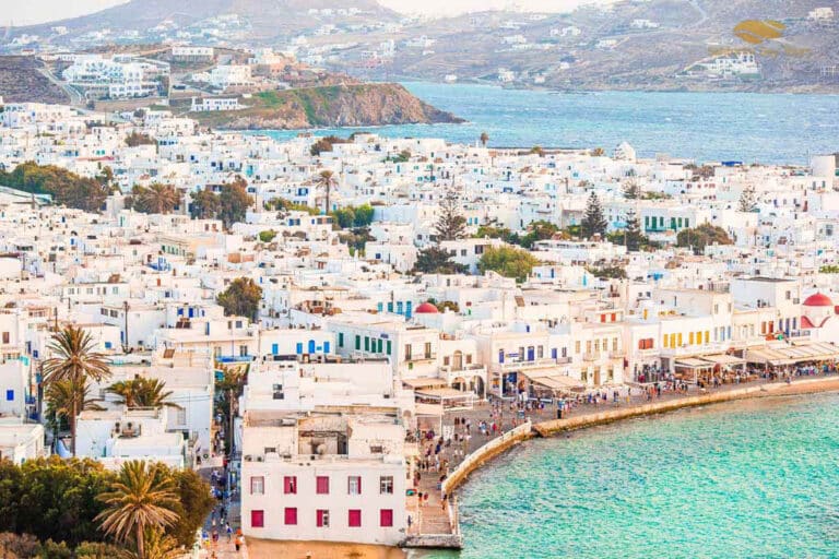 Heraklion to Mykonos helicopter flight