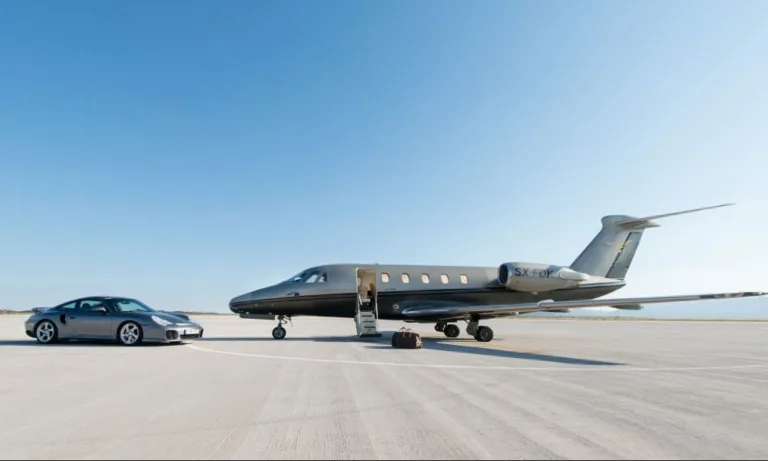 Santorini to Mykonos Private Jet