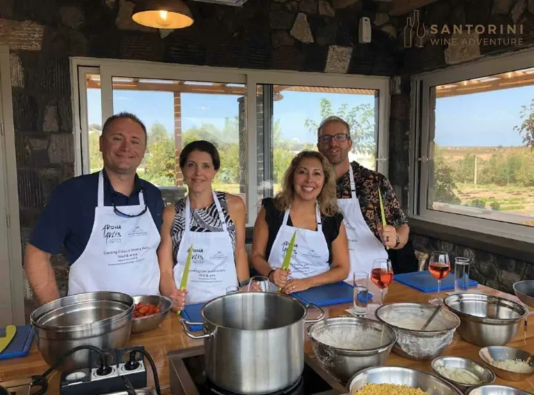 Private Tour: Santorini Cooking Class and Wine Tour