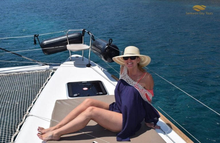 Santorini Private Boat Tour with Luxury Catamaran