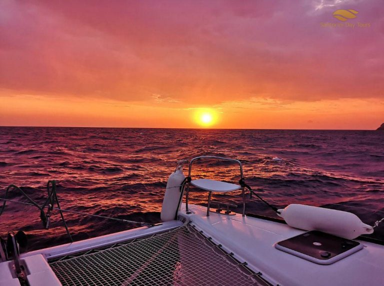 Santorini Private Boat Tour with Luxury Catamaran