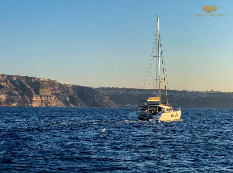 Santorini Private Boat Tour with Luxury Catamaran