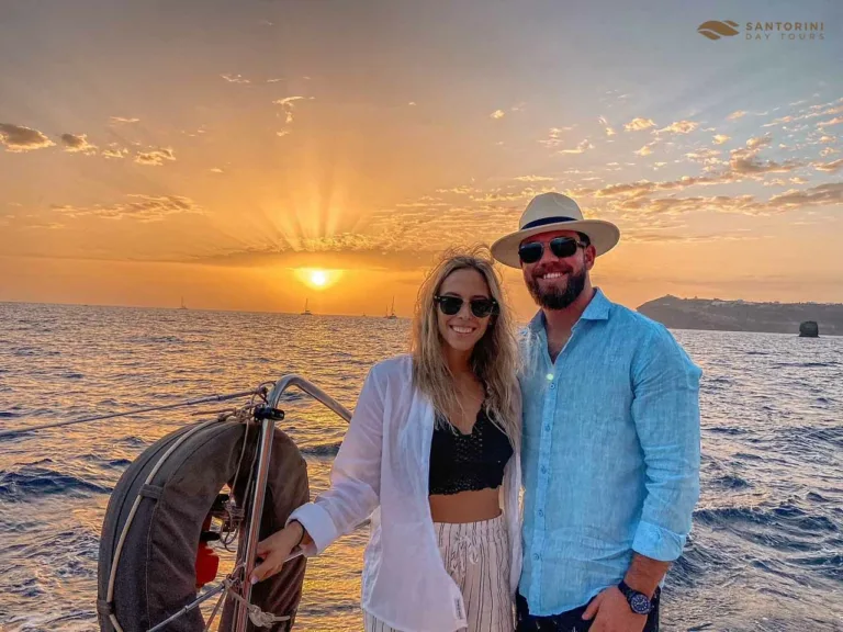 Santorini Private Boat Tour with Luxury Catamaran