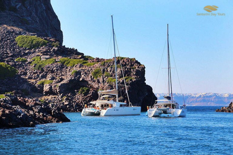 Santorini Private Boat Tour with Luxury Catamaran