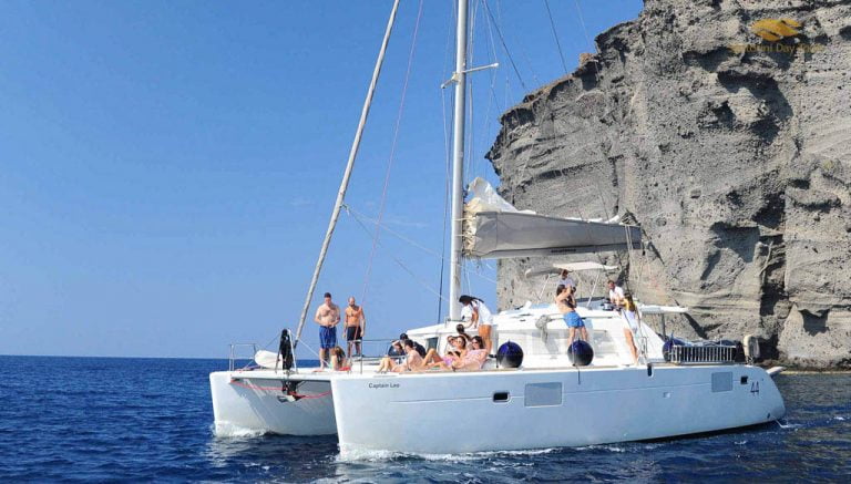Santorini Private Boat Tour with Luxury Catamaran