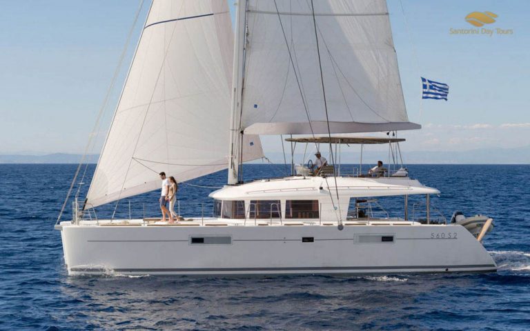 Santorini Private Boat Tour with Luxury Catamaran